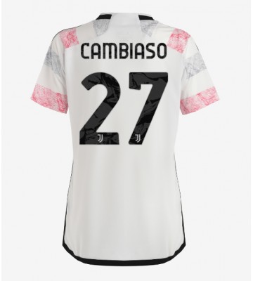 Juventus Andrea Cambiaso #27 Bortatröja Kvinnor 2023-24 Kortärmad